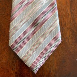 Canali pastel colored tie in pink and light blues